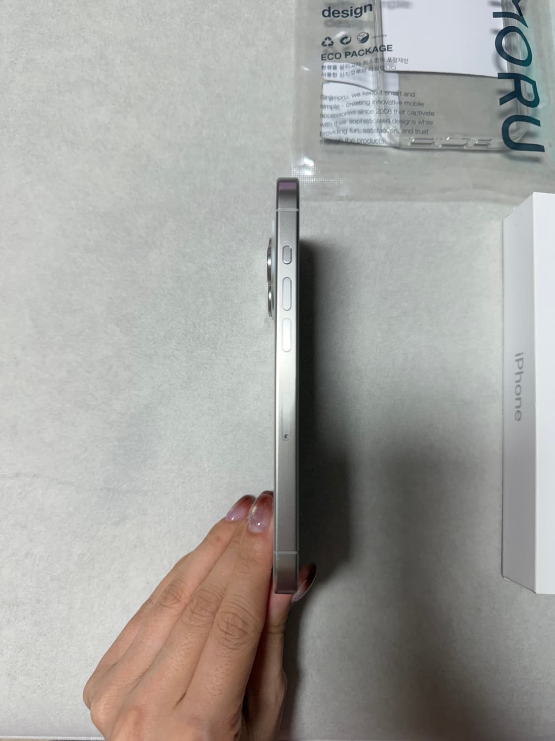 아이폰15프로 실버 256기가 배터리 81% 상품이미지4