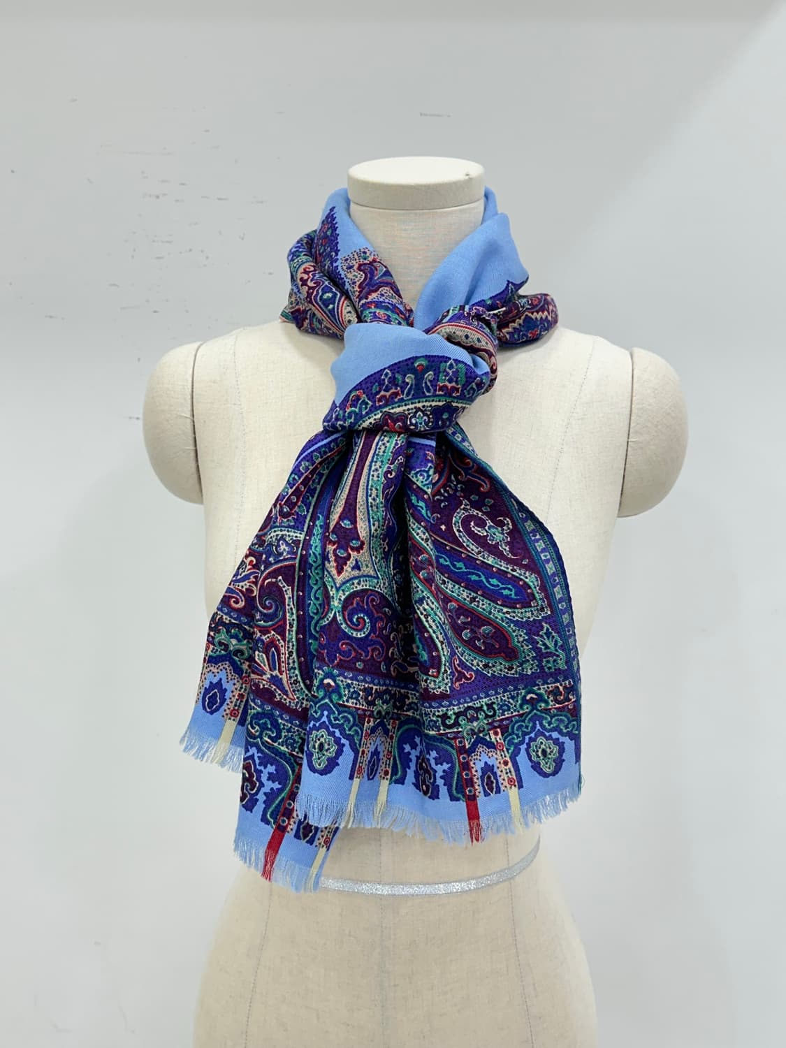 에트로 울 실크 머플러 상품이미지3