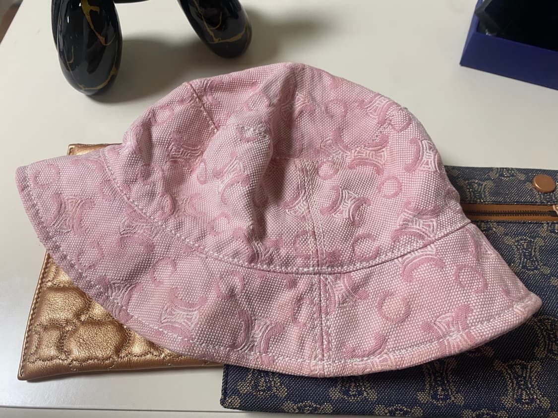 올드셀린느 정품 핑크데님 투웨이햇 s사이즈 (아동용으로 추천) 상품이미지4