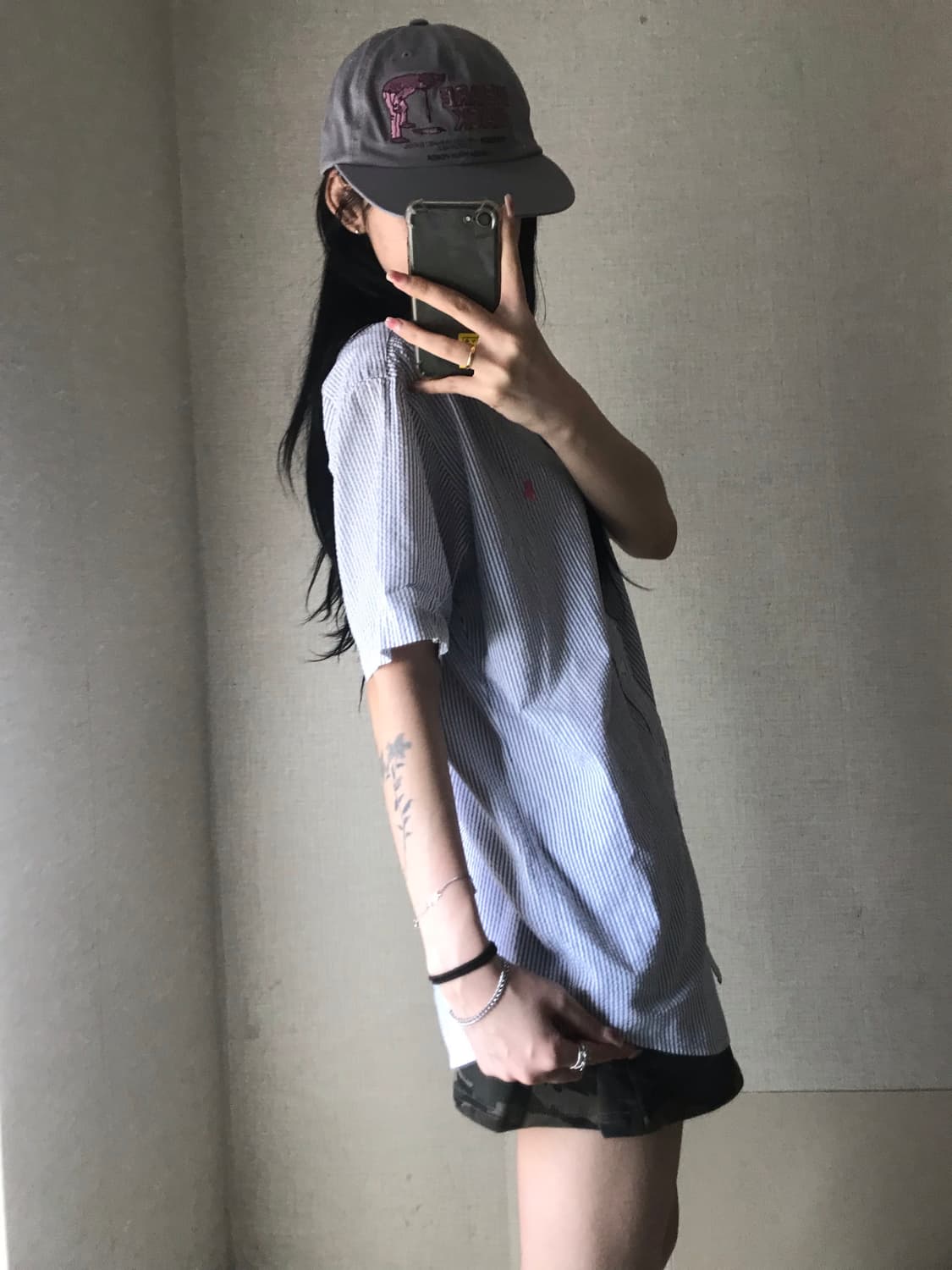 폴로 스트라이프 반팔셔츠 상품이미지3