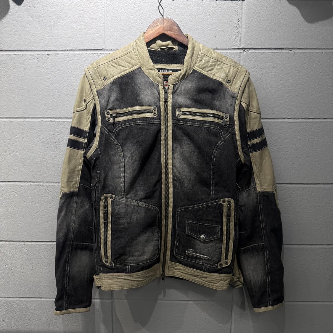 할리데이비슨 컨버터블 더티 워싱 라이더 자켓 상품이미지1