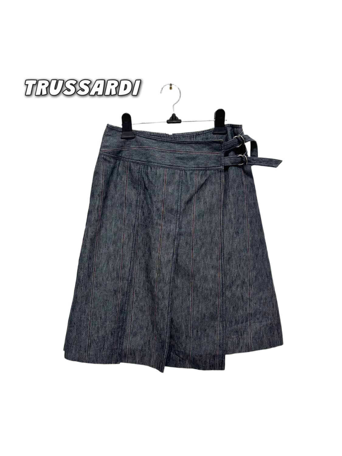 Trussardi 트루사르디 데님 랩스커트 (JPN) 상품이미지1