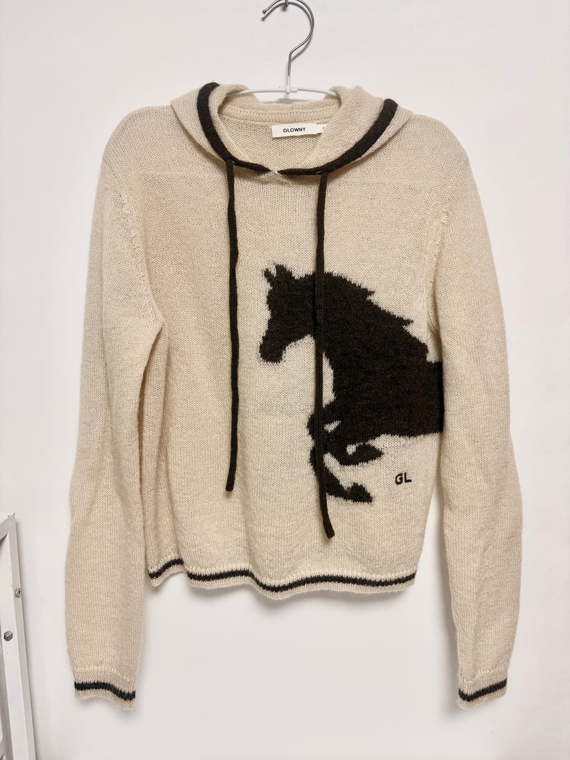 글로니 COZY CRITTER HOODED KNIT/ IVORY / S 상품이미지1