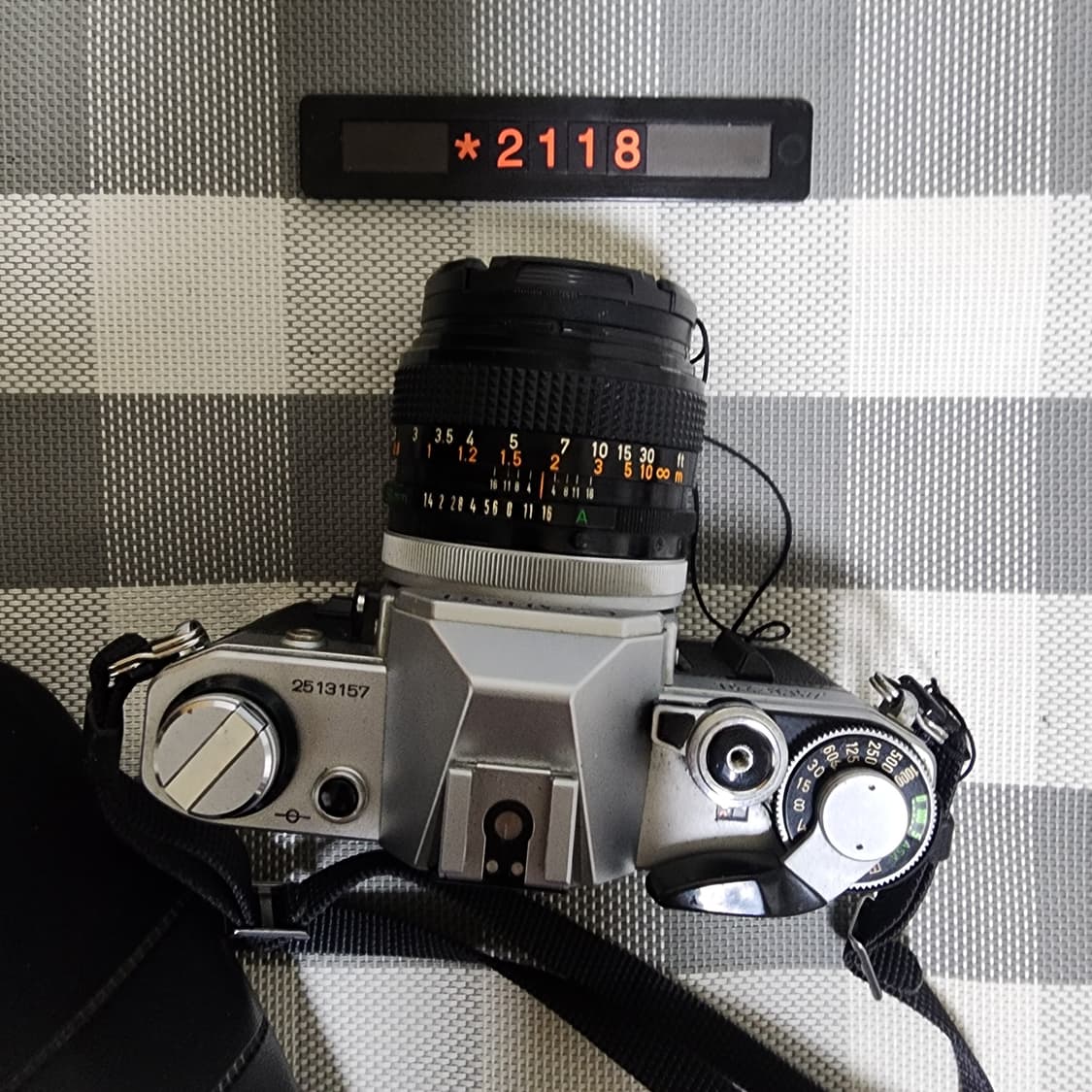 캐논 AE-1 필름카메라 실버바디 1.4 단렌즈 케이스포함 상품이미지3