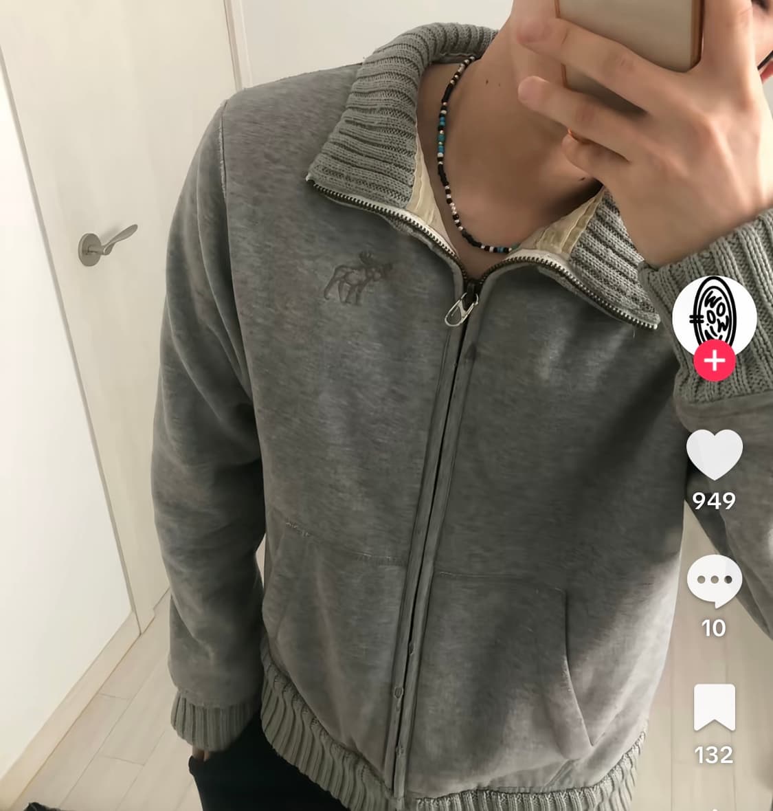아베크롬비 하이넥 니트집업 구해요ㅜㅜㅜ (l,xl) 상품이미지2
