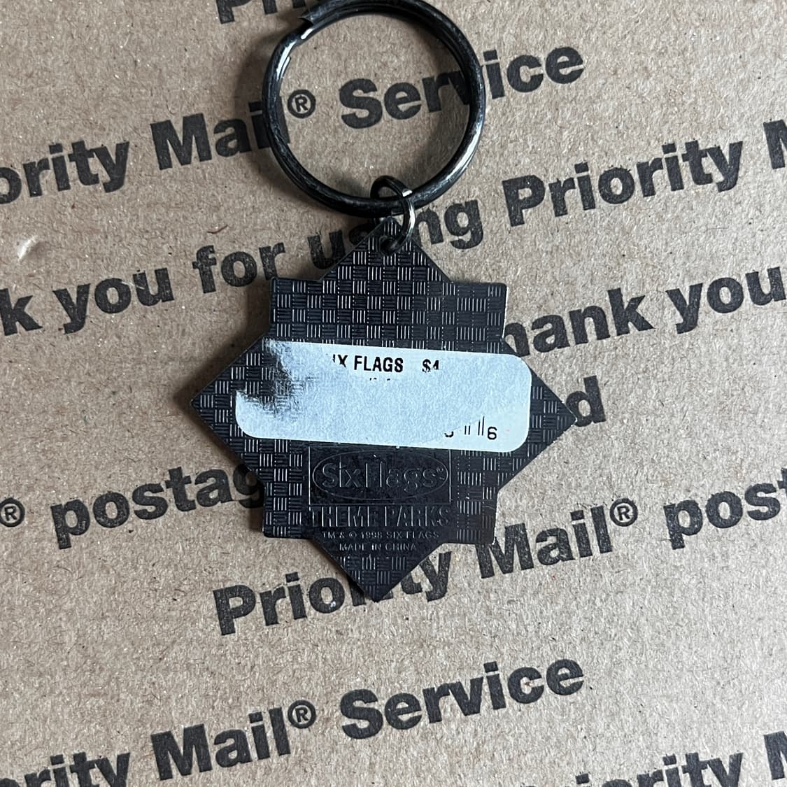 90s vtg Six Flags Ralph Keyring 상품이미지2
