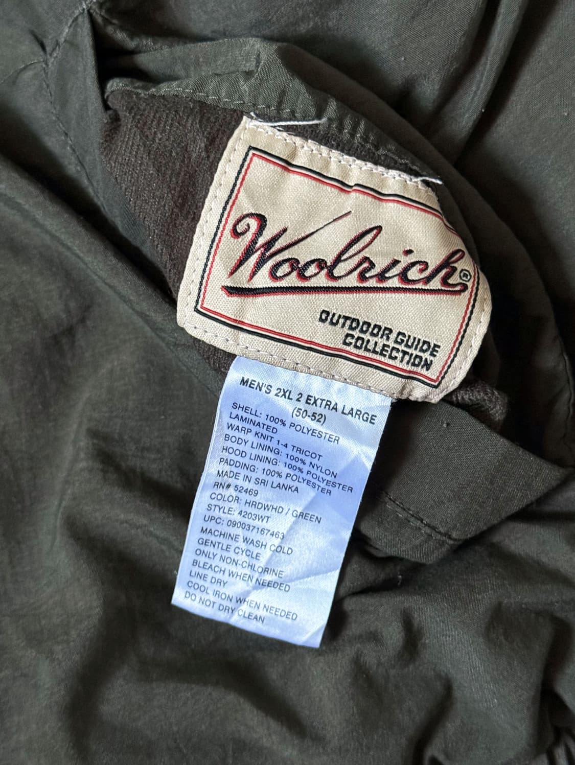 울리치 리버시블 리얼트리 올리브 점퍼 자켓 (110) 상품이미지7