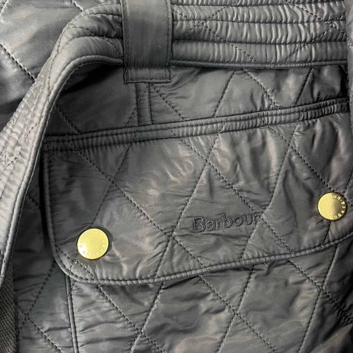 W 95 바버 인터네셔널 퀄팅 벨티드 자켓 상품이미지5