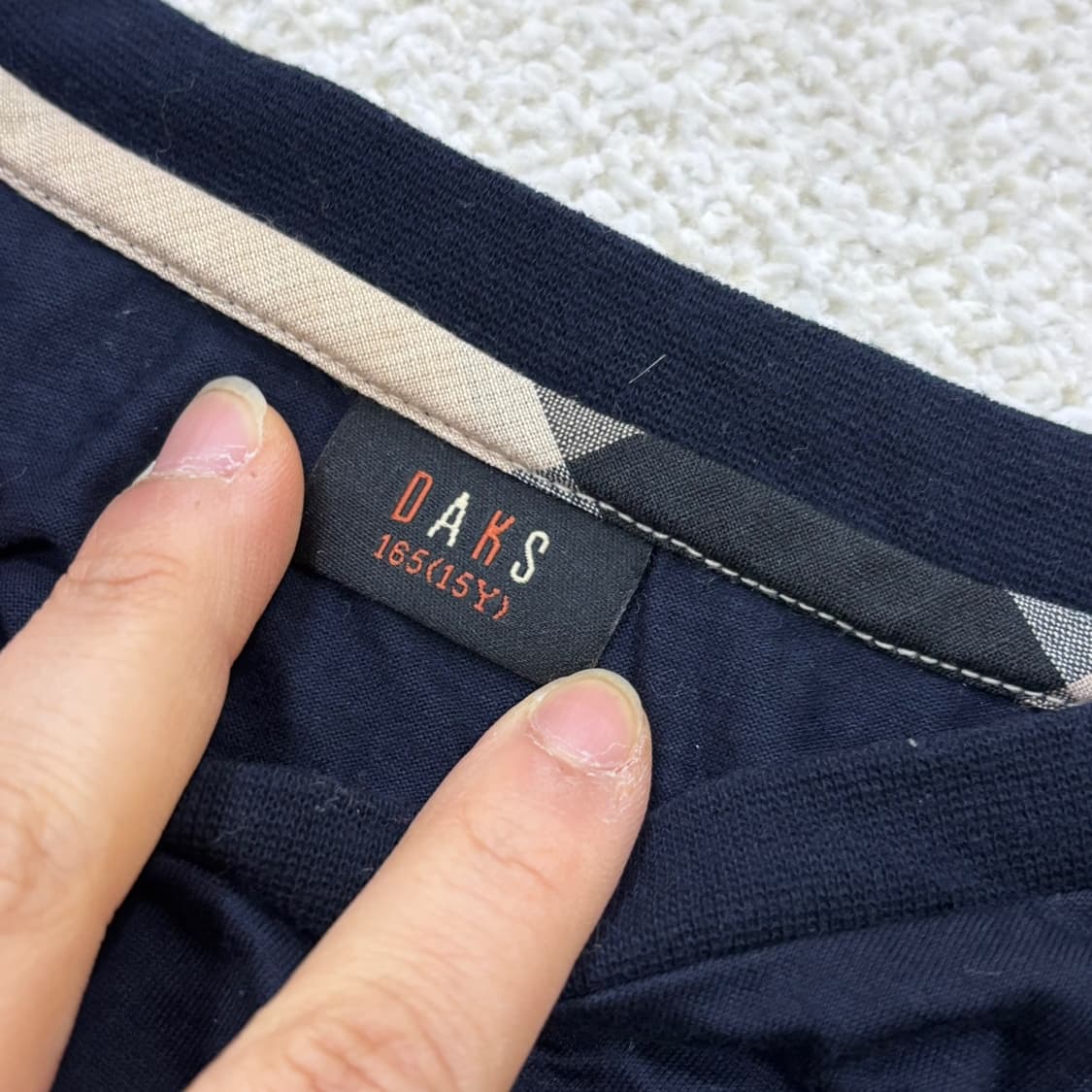 165 닥스 키즈 라운드 반팔 티셔츠 0313E 상품이미지3