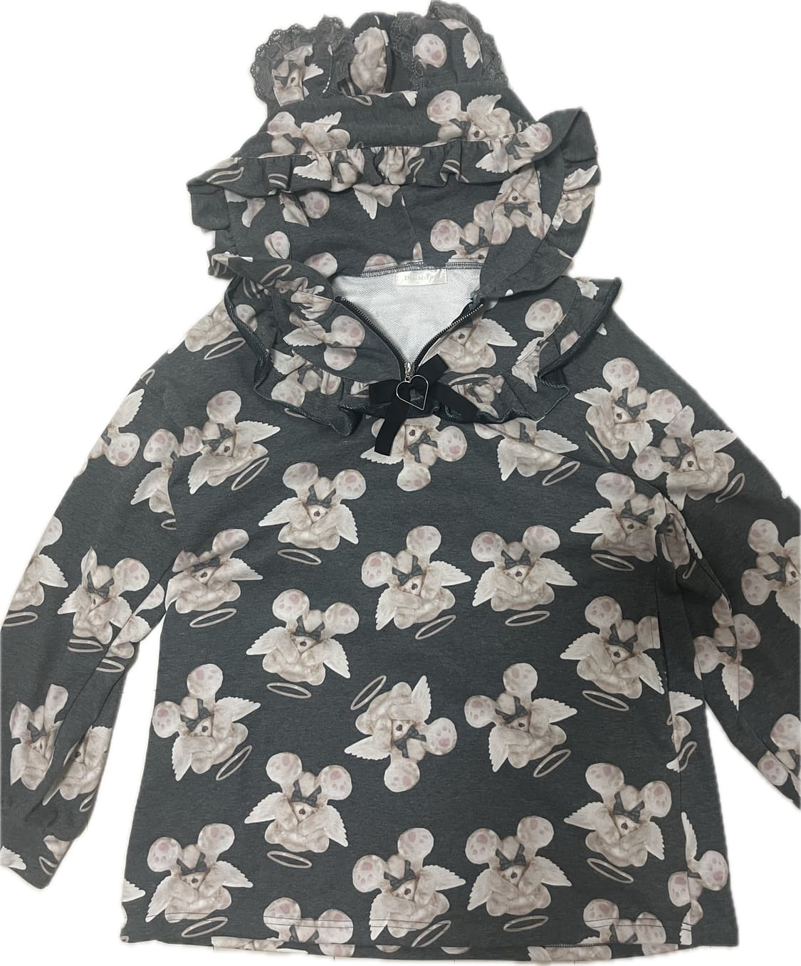 디어마이러브 곰돌이귀 후드 지뢰계 양지뢰 히메갸루 상품이미지1