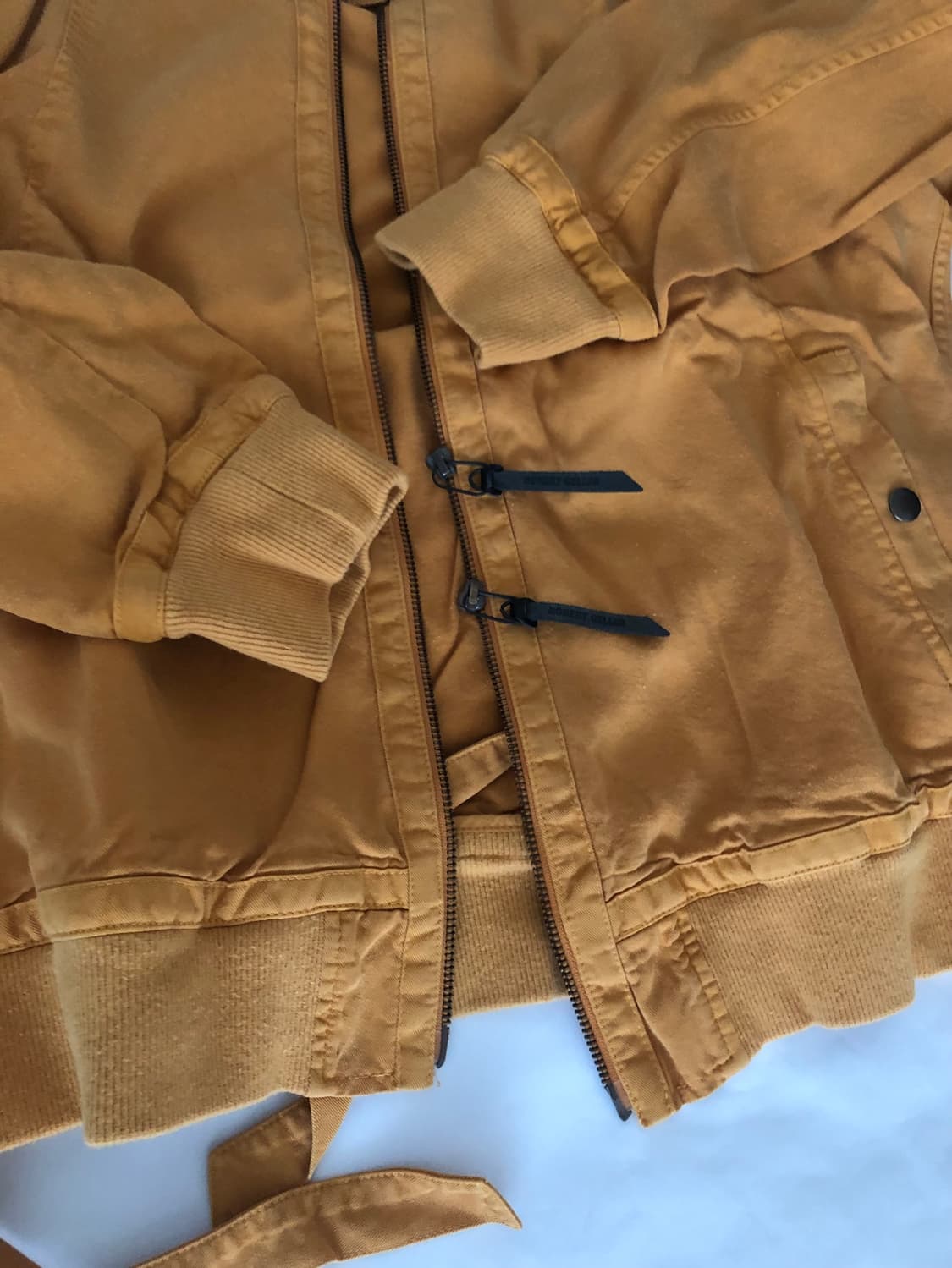 로버트 겔러(ROBERT GELLER) 빈티지 가공 블루종 자켓 상품이미지4