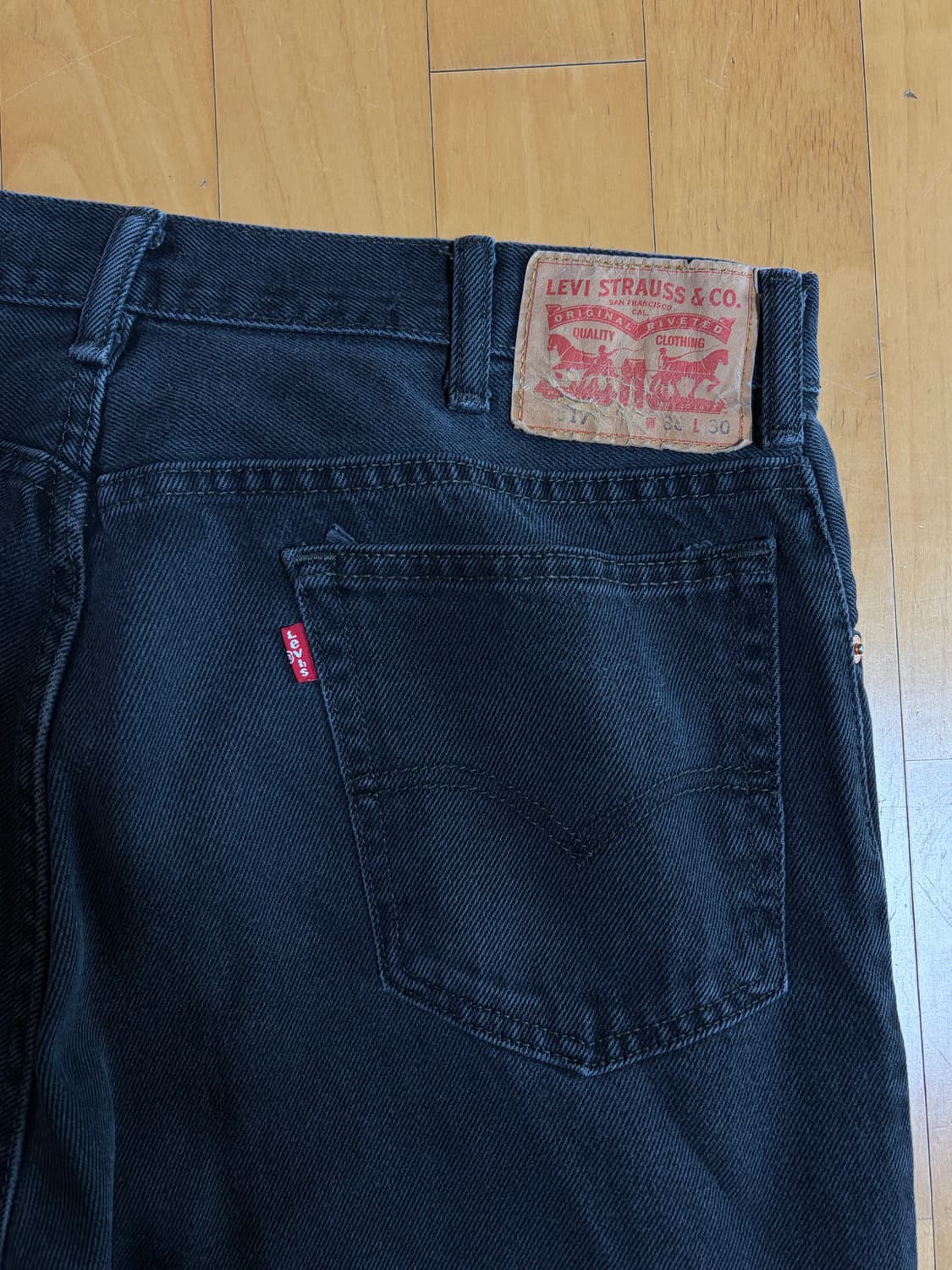 리바이스 517 블랙 36/30 상품이미지1