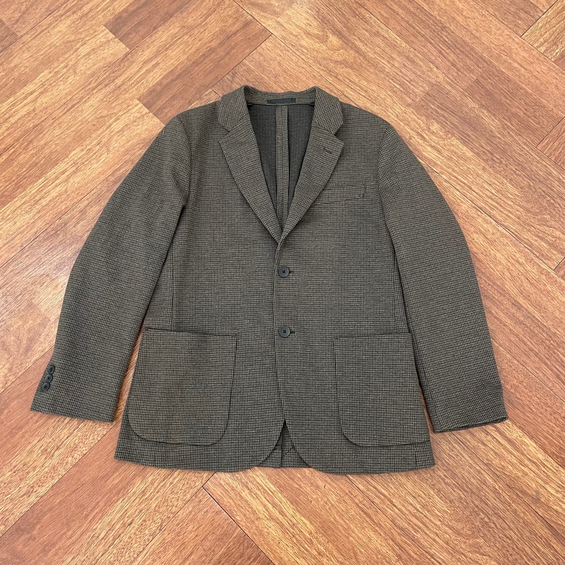 유니클로 하운즈투스 체크 블레이저 자켓 상품이미지1