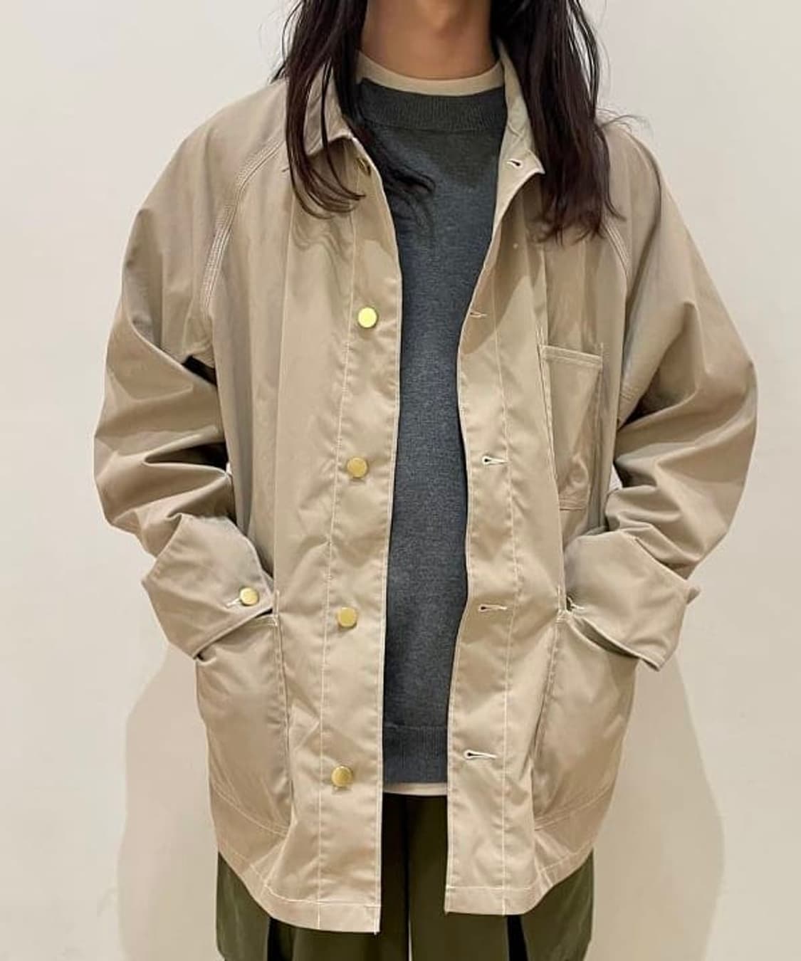 BEAMS LIGHTS Twill Coverall 상품이미지4