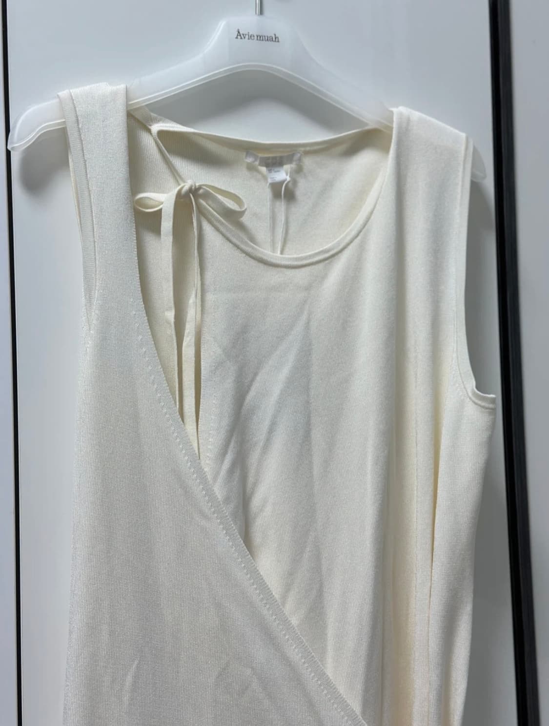 (새상품)COS 아이보리 랩 민소매 원피스 상품이미지6