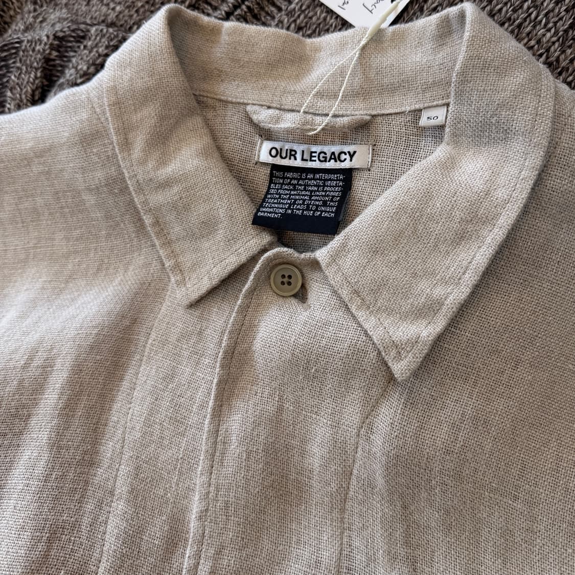 00 ~ 10S 아워레가시 린넨 셔츠 자켓 52 XL 상품이미지6