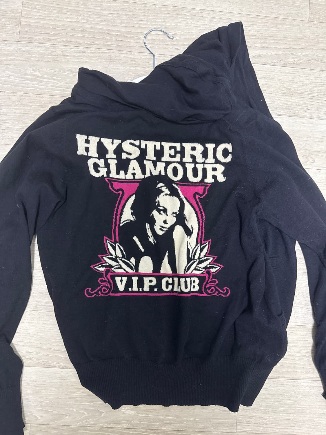 히스테릭글래머 니트 후드집업 상품이미지2