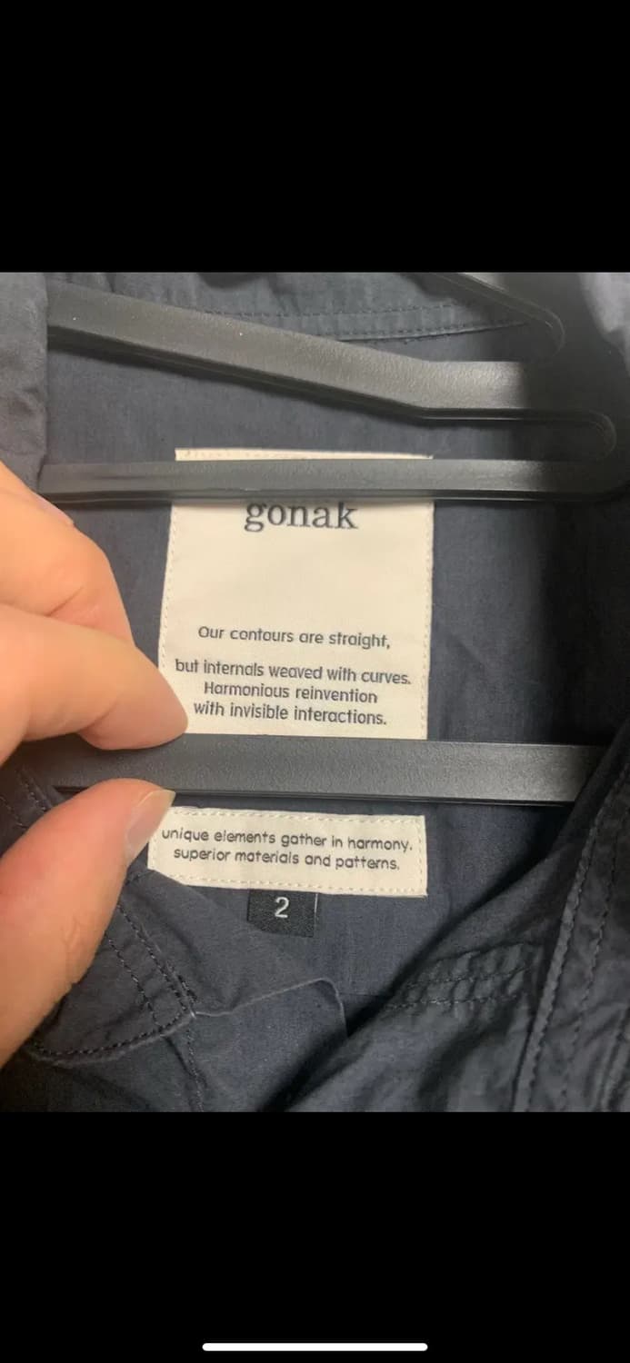 고낙 글리치 하프 셔츠 잉크 2사이즈  상품이미지3