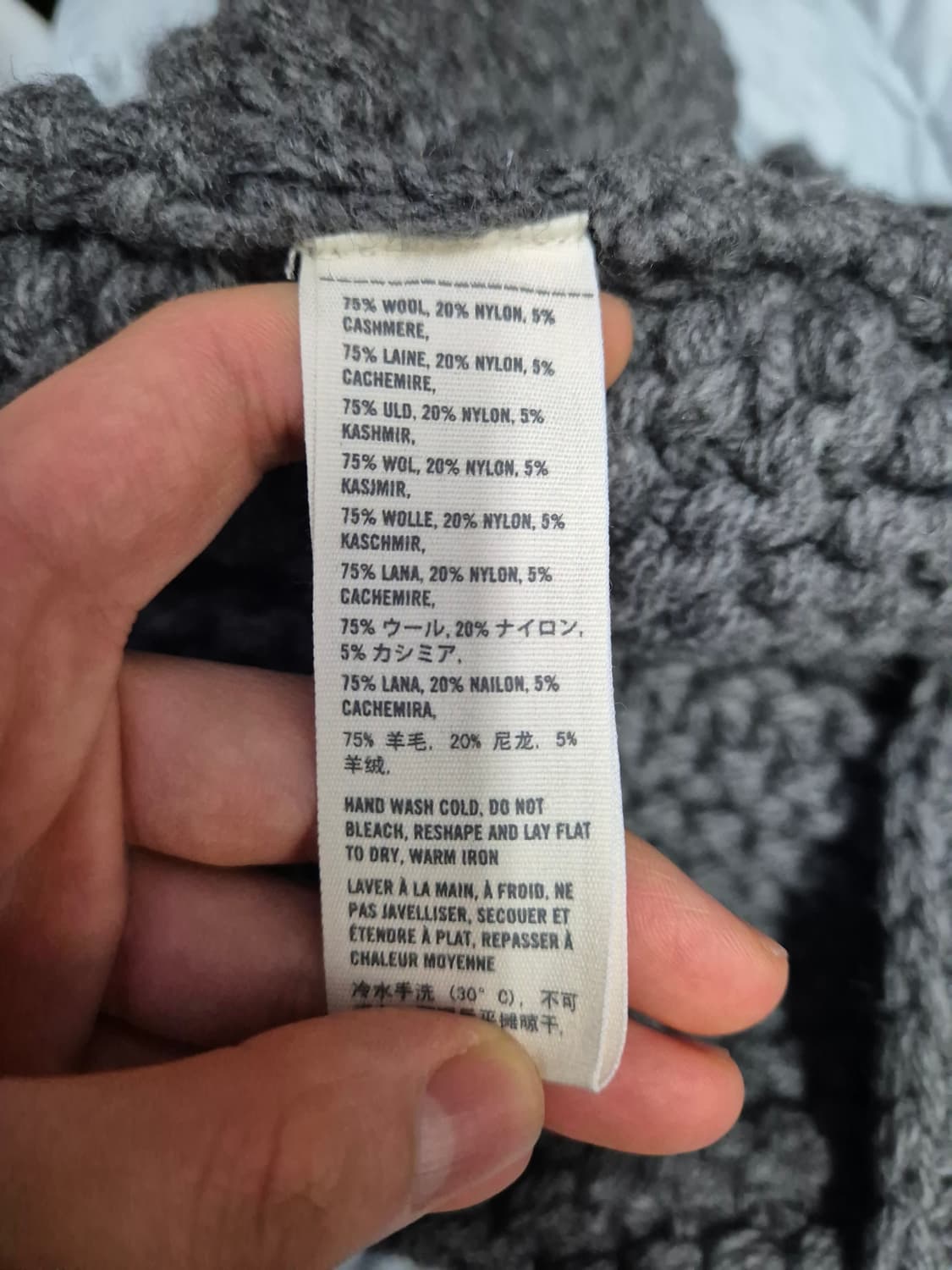 아베크롬비 울 캐시미어 니트 베스트 조끼 상품이미지7