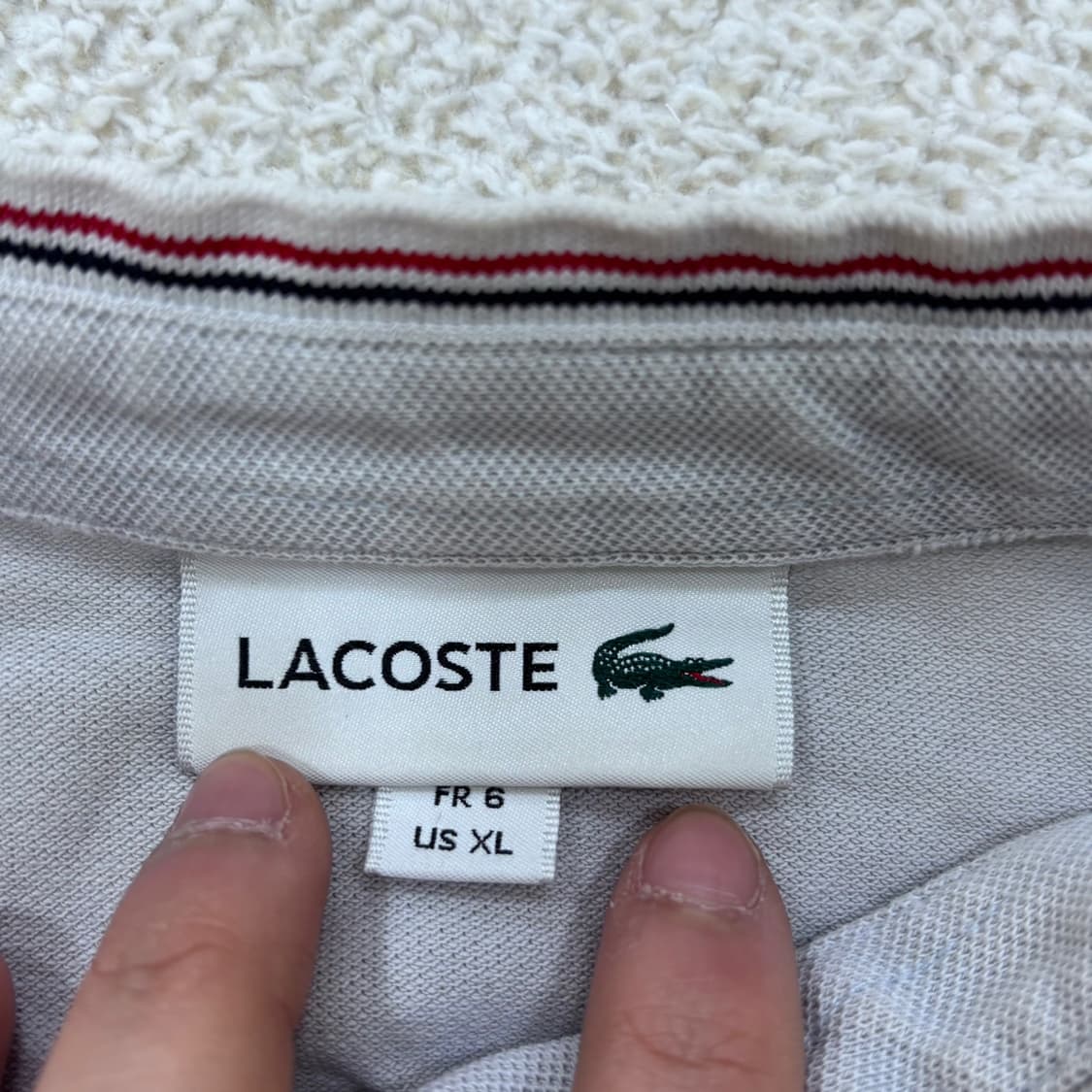 XL 라코스테 반팔 카라 티셔츠 0408E2 상품이미지3