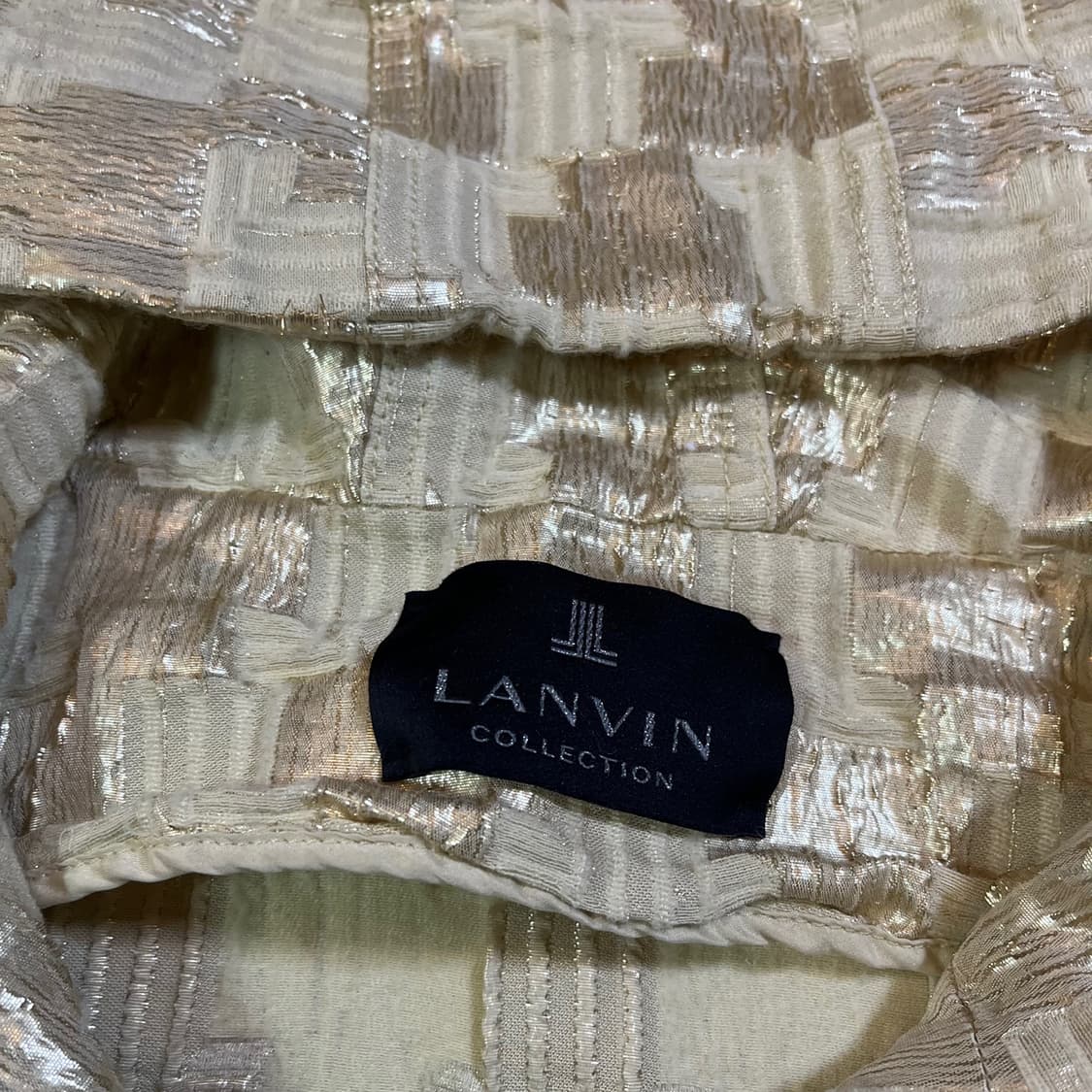 랑방 한섬 금사 하이넥 자켓 상품이미지4