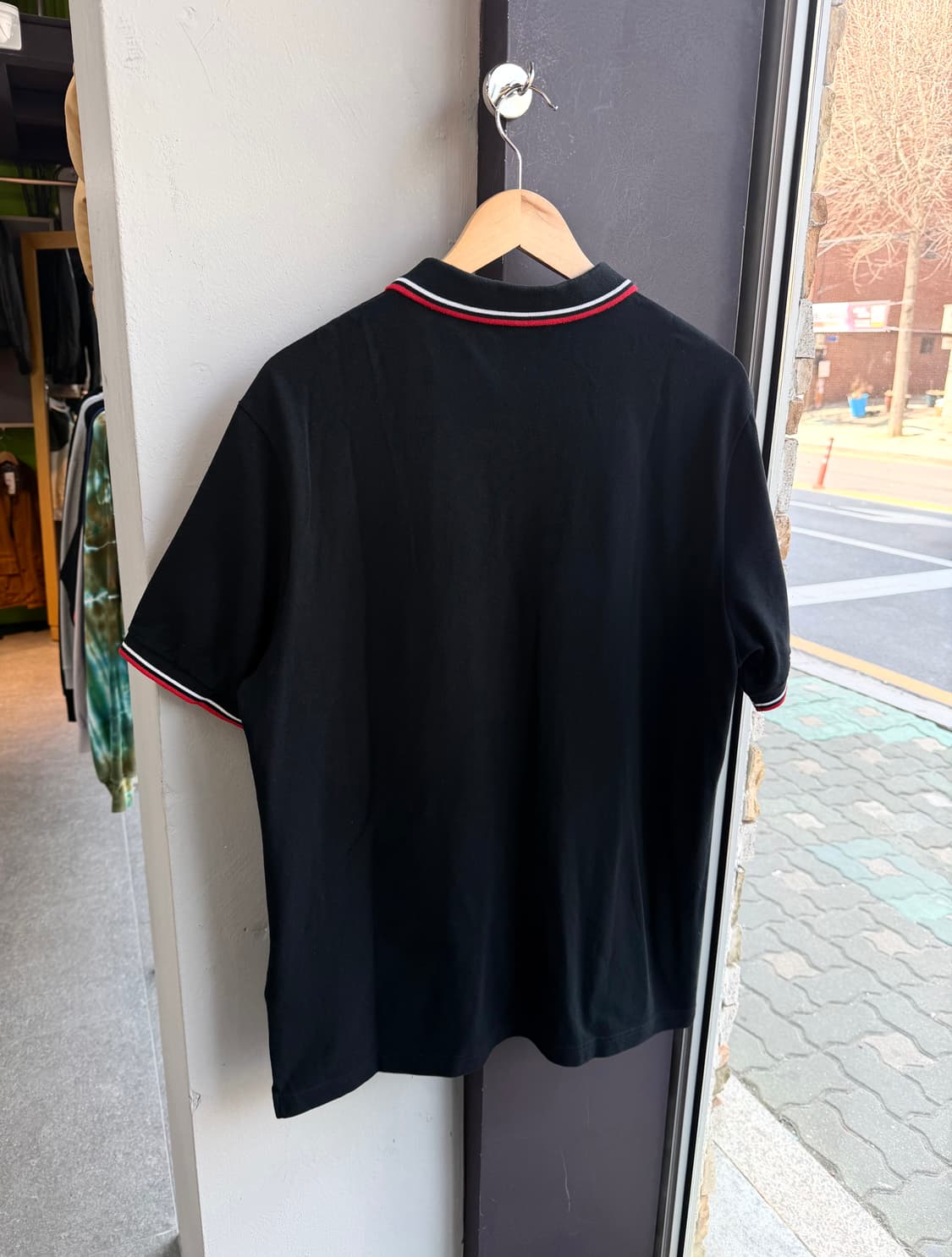 105/ 프라다 레드탭 라이닝 PK 반팔 상품이미지6