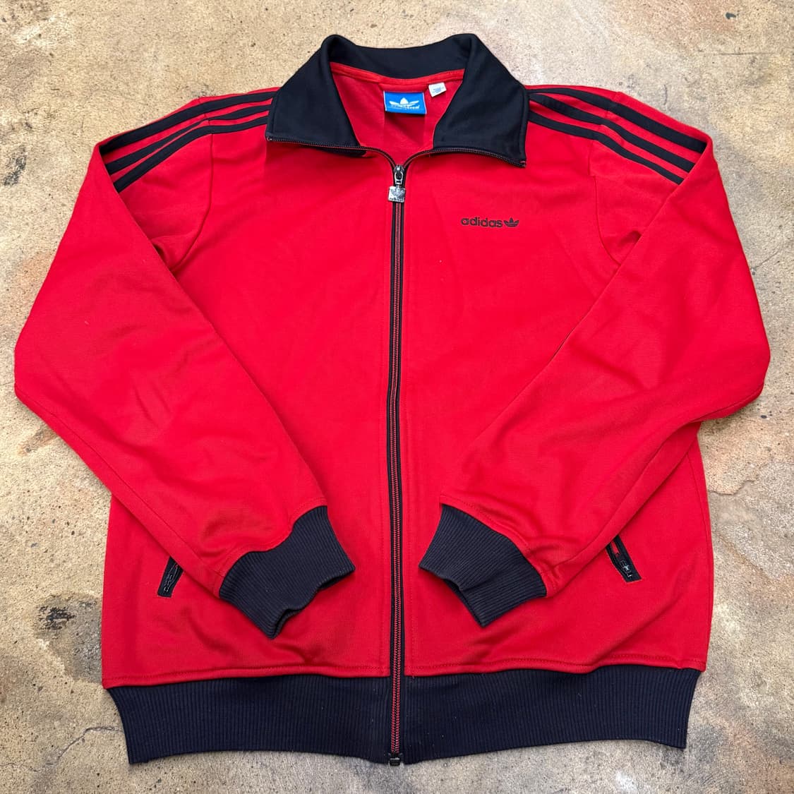 아디다스 빨검 레드 져지 트랙탑 100 상품이미지2
