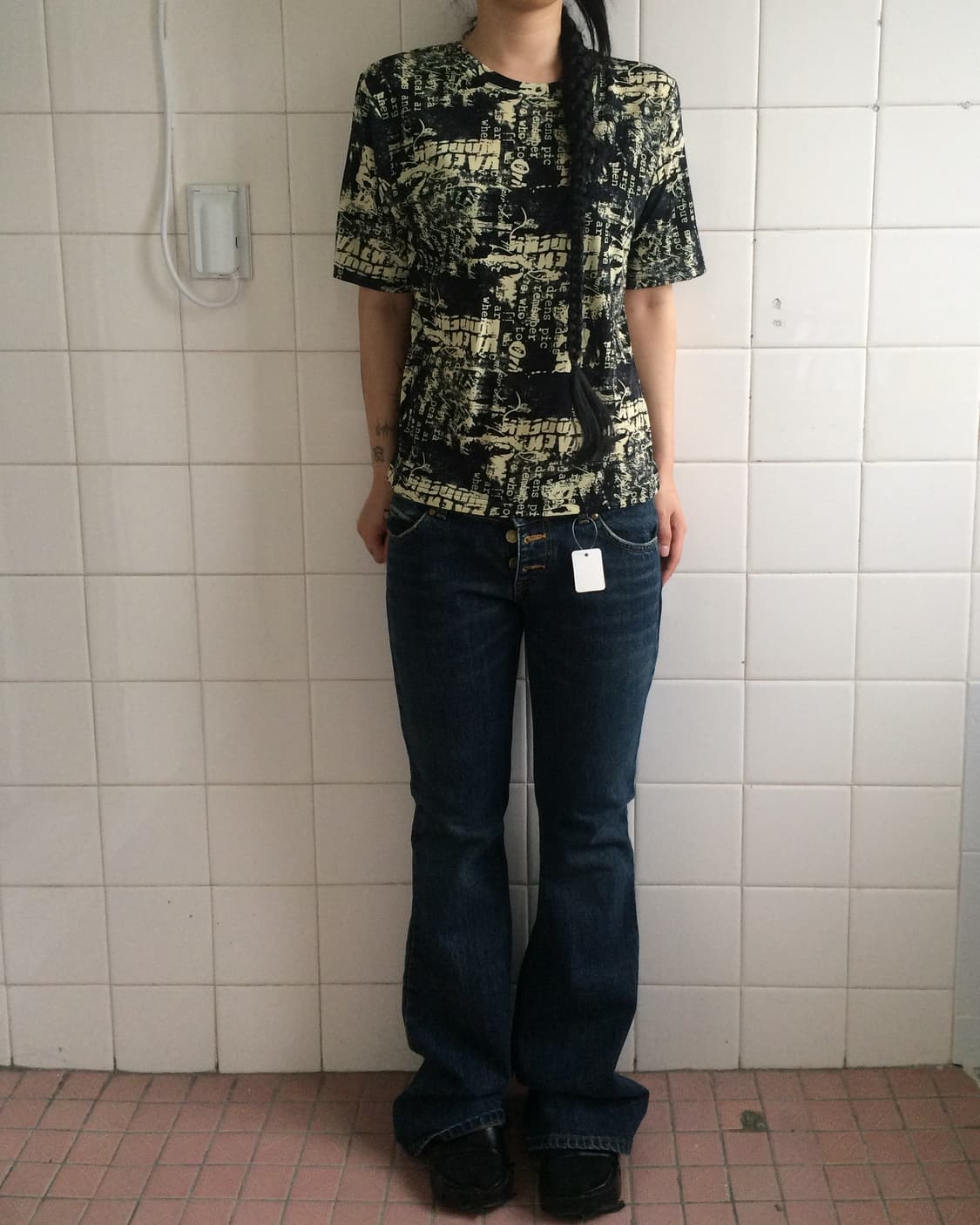 Pattern printing t shirt 상품이미지1