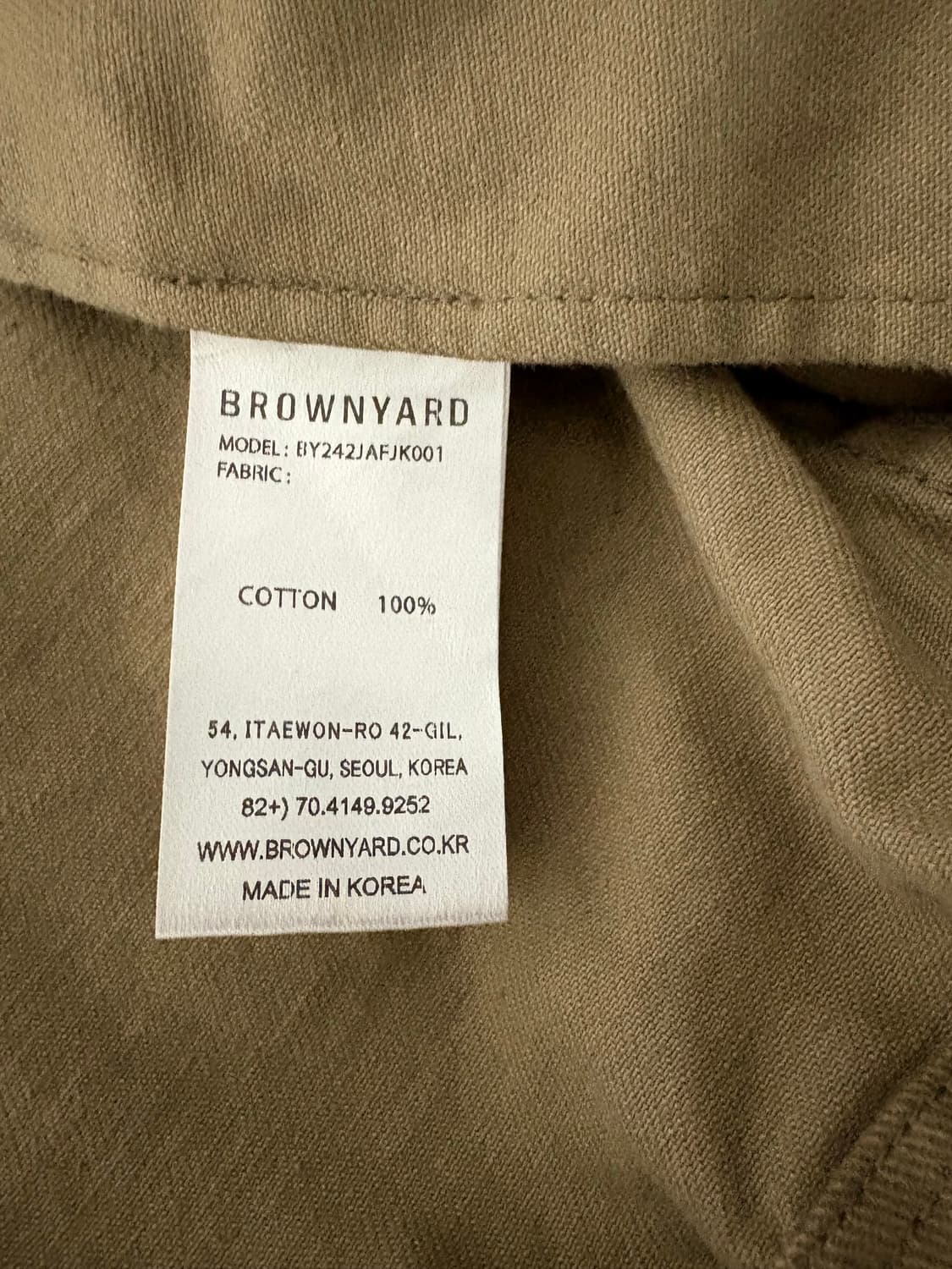 24fw 브라운야드 필드자켓 워크자켓 4 상품이미지2