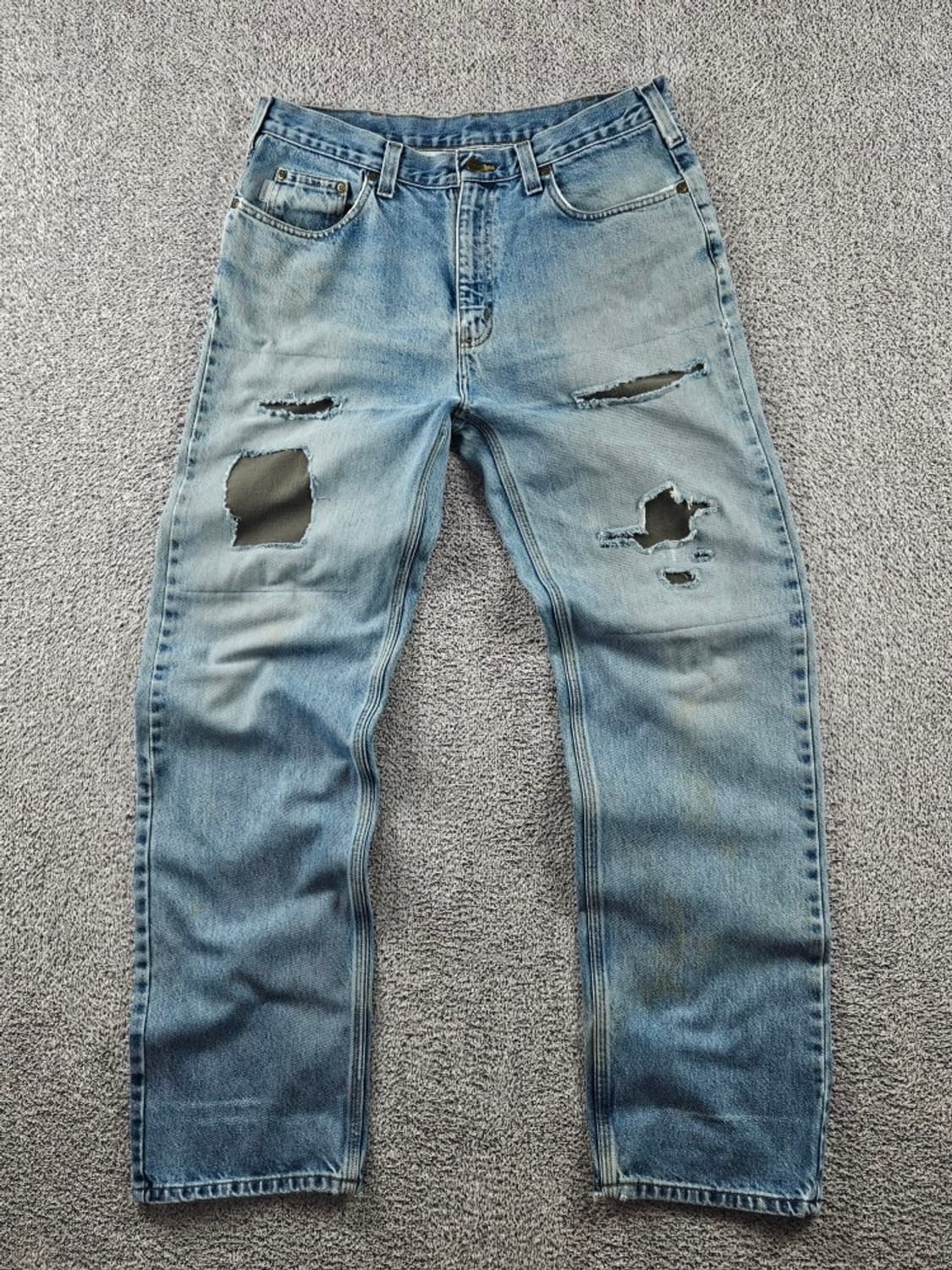 칼하트 리페어 커스텀 데님 워크 팬츠 ( 36X34 ) / 11048 상품이미지1