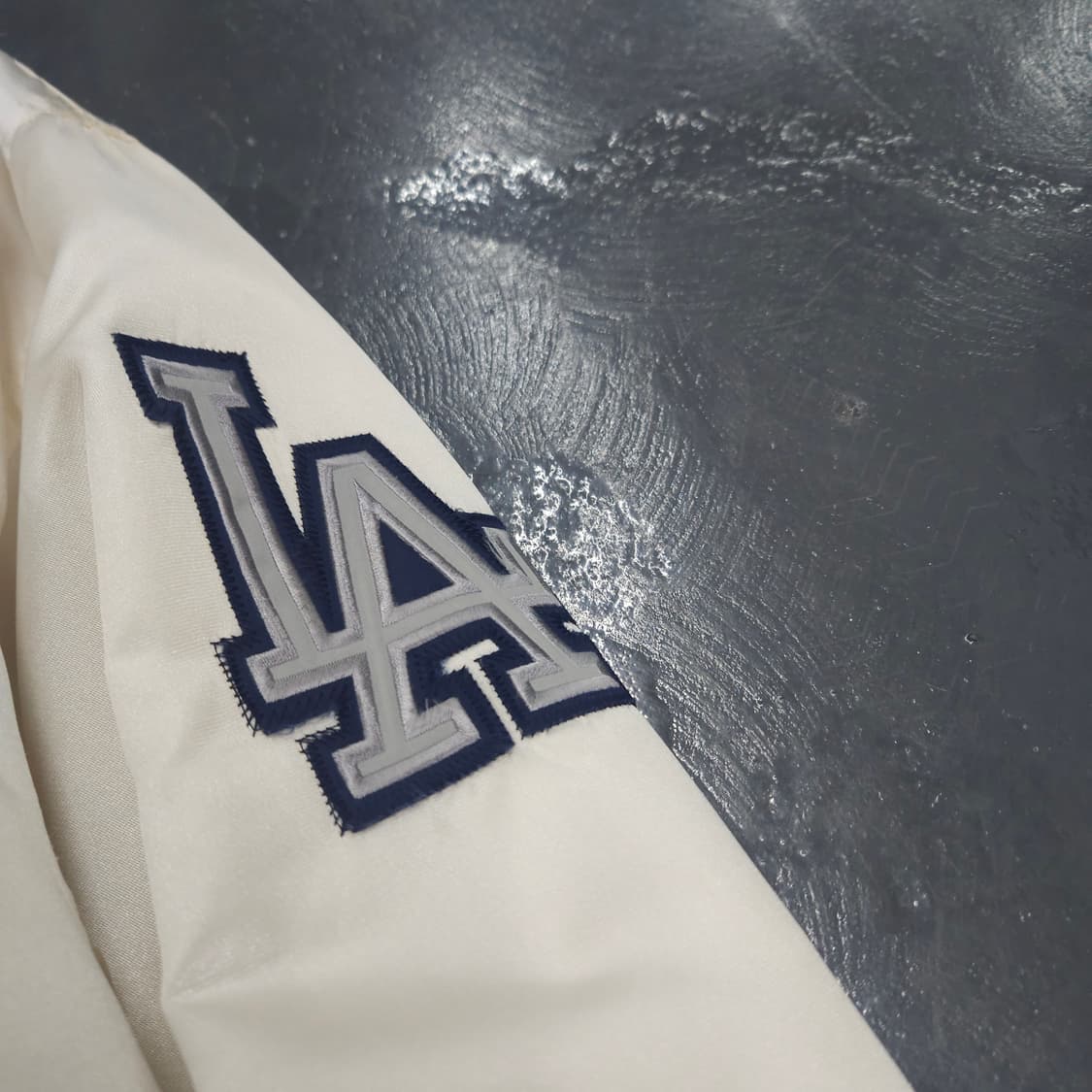 MLB WWS LA 다저스 빅로고 사틴 바시티 자켓 (L) 상품이미지5