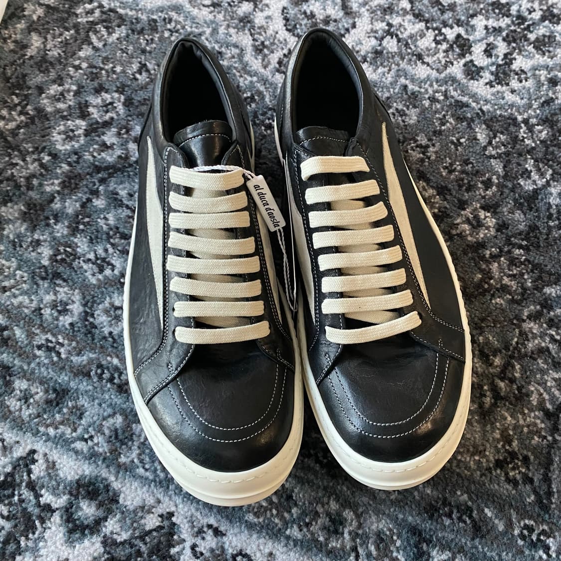 26ss 릭오웬스 템플 빈티지 스니커즈 블랙 44사이즈(LBELVS버젼) 상품이미지4