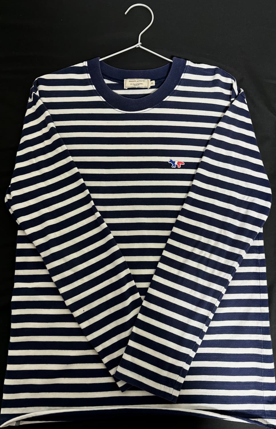 메종키츠네 스트라이프 티셔츠 M 상품이미지1