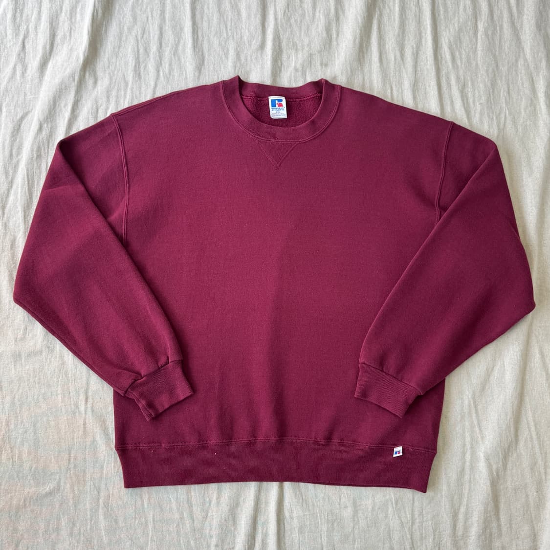 러셀 애슬레틱 90s 재팬 버건디 스웻셔츠 XXL 상품이미지1