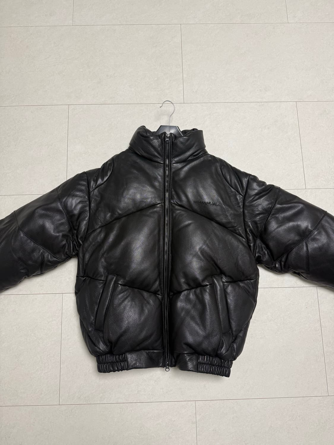 노매뉴얼 덕 다운 레더 패딩 / 가죽 상품이미지1