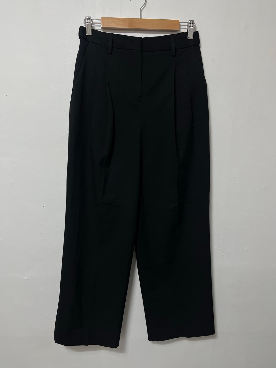 27 무신사스탠다드 스판 와이드 슬랙스 바지 정품 상품이미지1