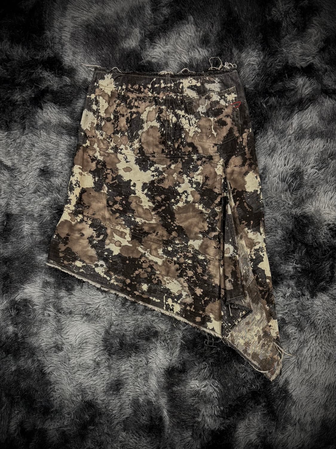 Diesel 타이다이 언발란스 스커트 상품이미지2