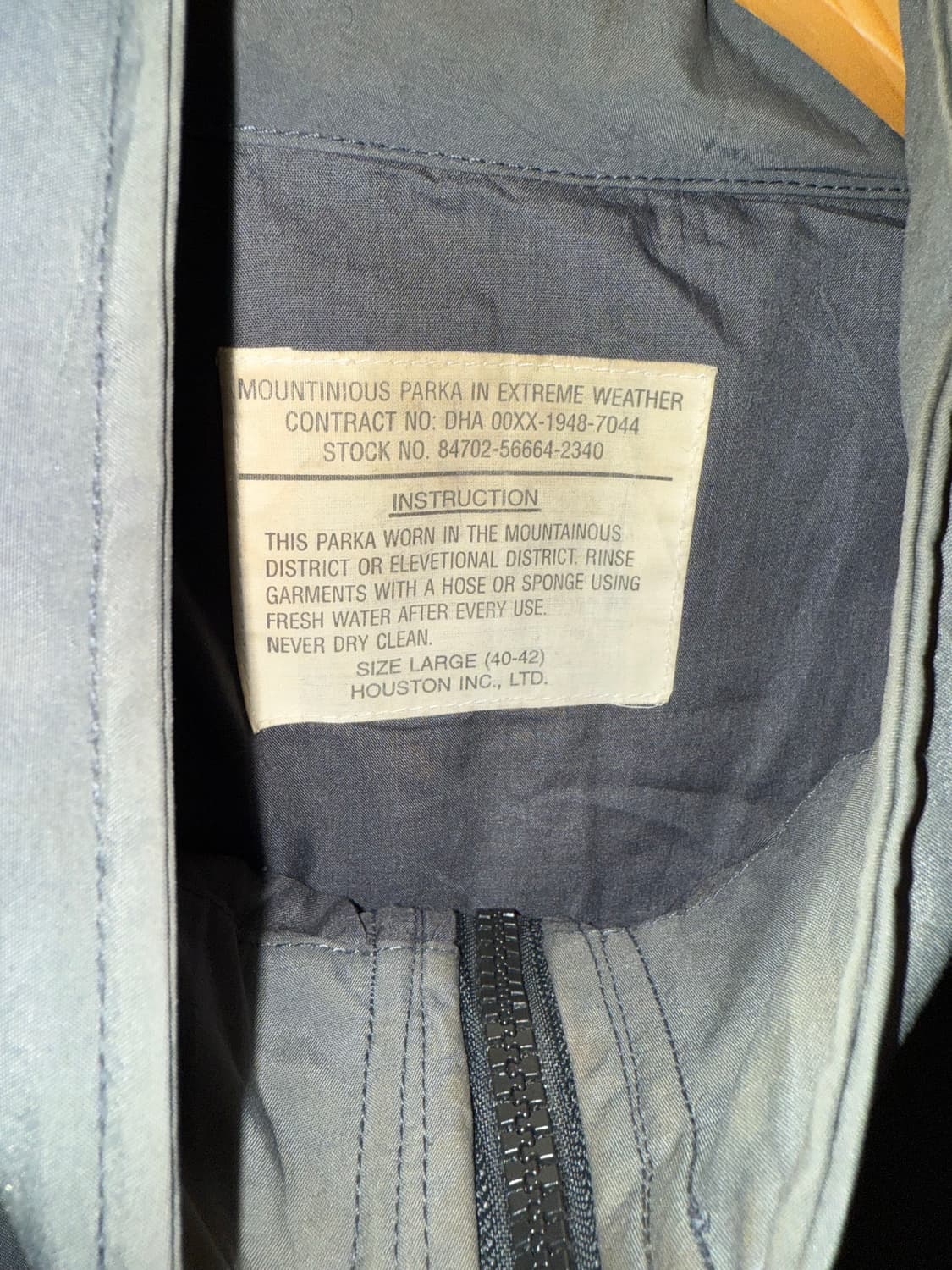 HOUSTON INC. 밀리터리 마운틴 자켓 b21 상품이미지3