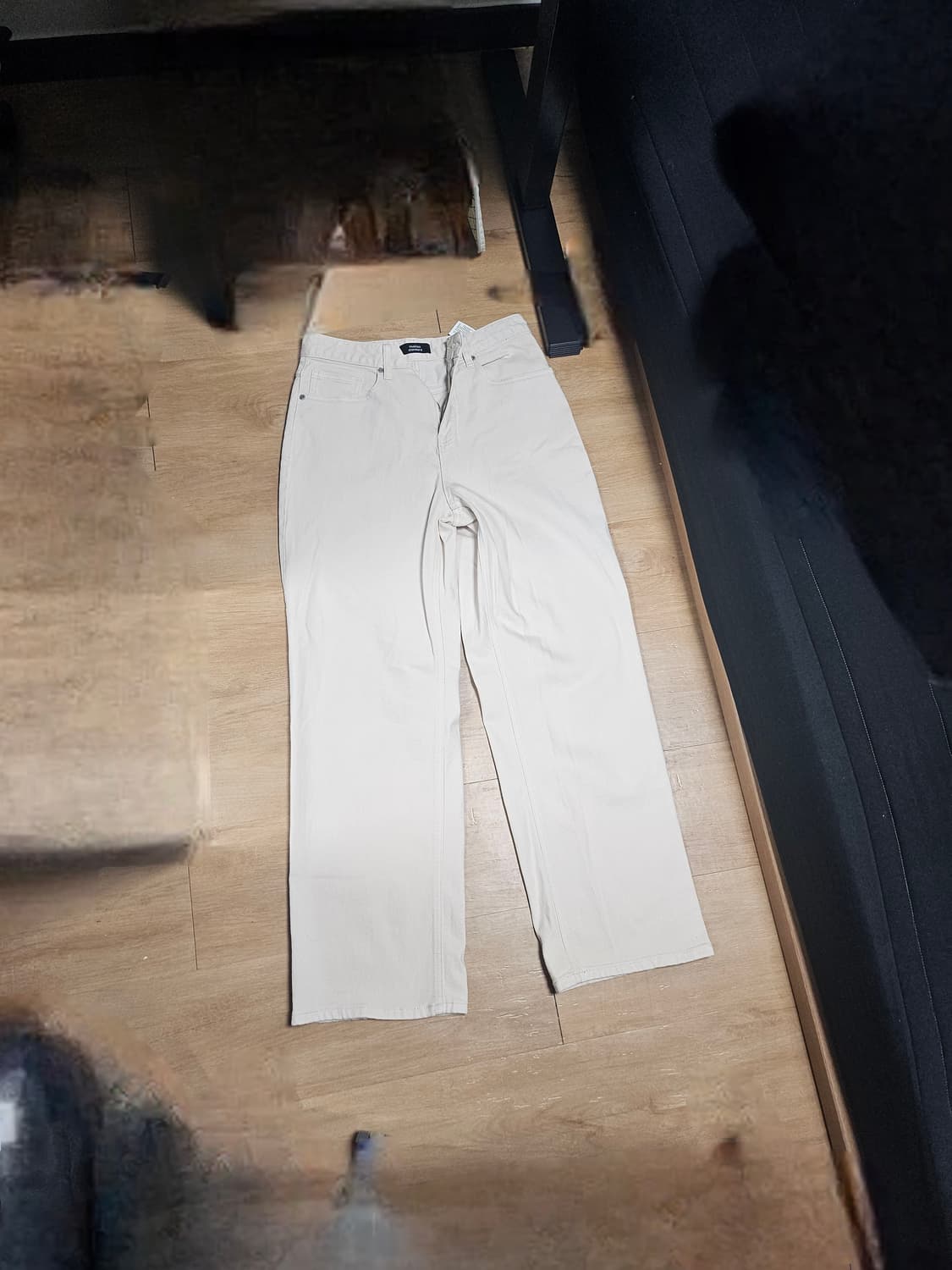 무탠다드 와이드 데님 팬츠 크림 29 상품이미지1