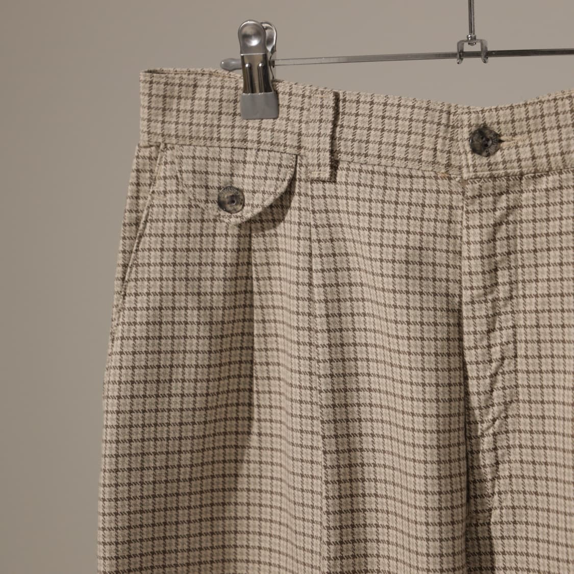 80s LEE 캐주얼 체크패턴 코튼 팬츠 상품이미지1