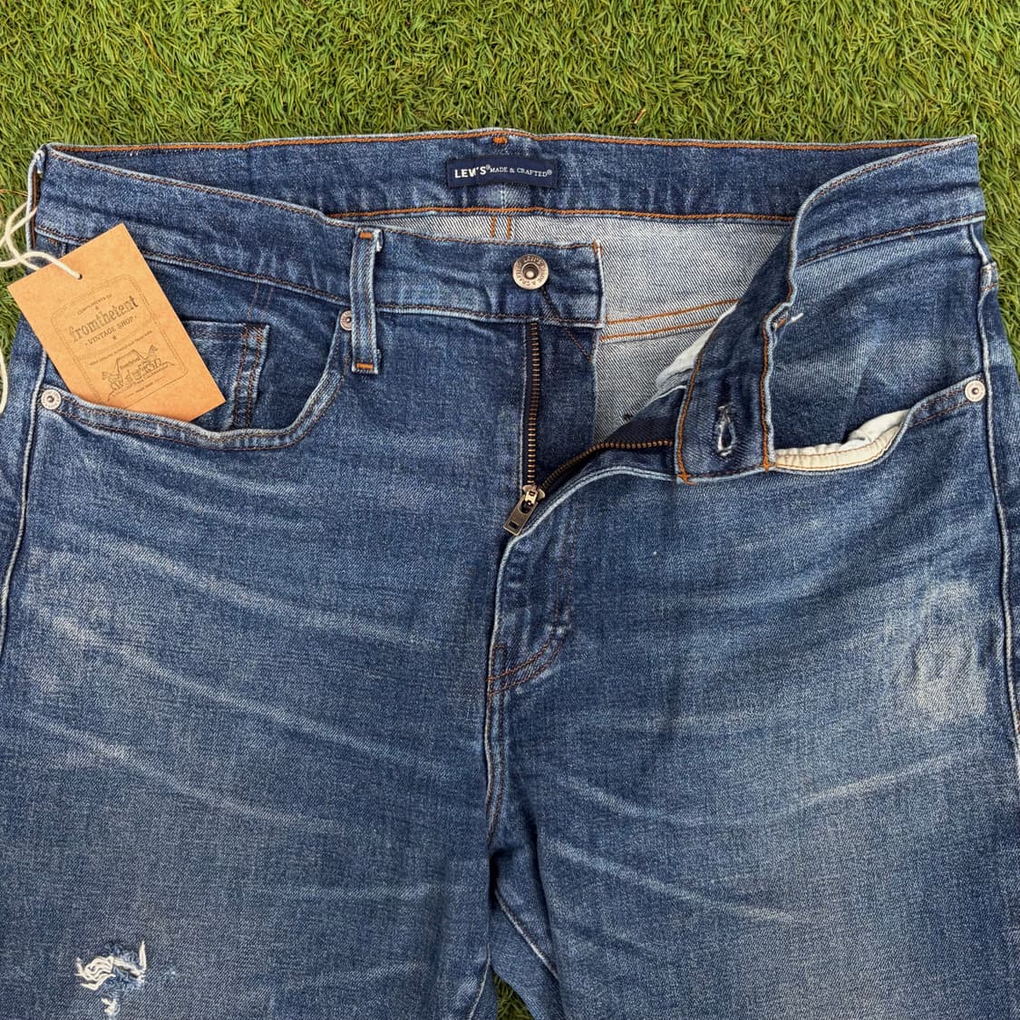 리바이스 502 made & crafted 테이퍼드 셀비지 데님 (36) 상품이미지3