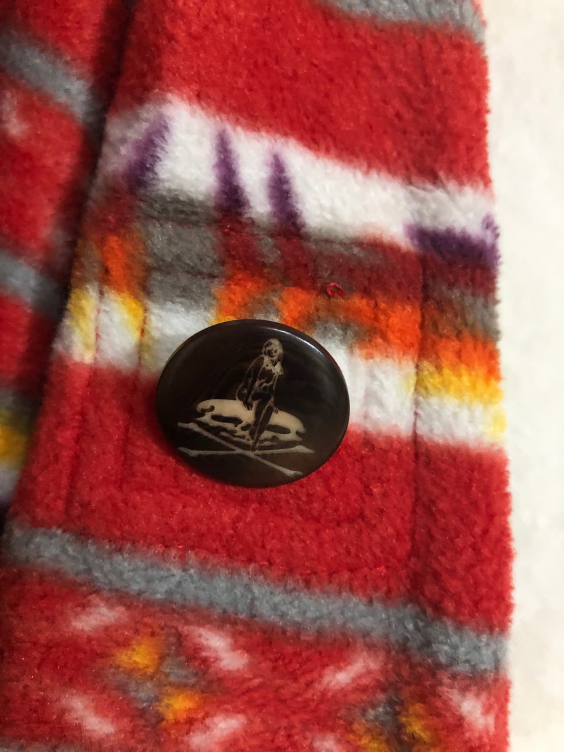 히스테릭글래머 플리스 집업 케이프 판초 상품이미지3