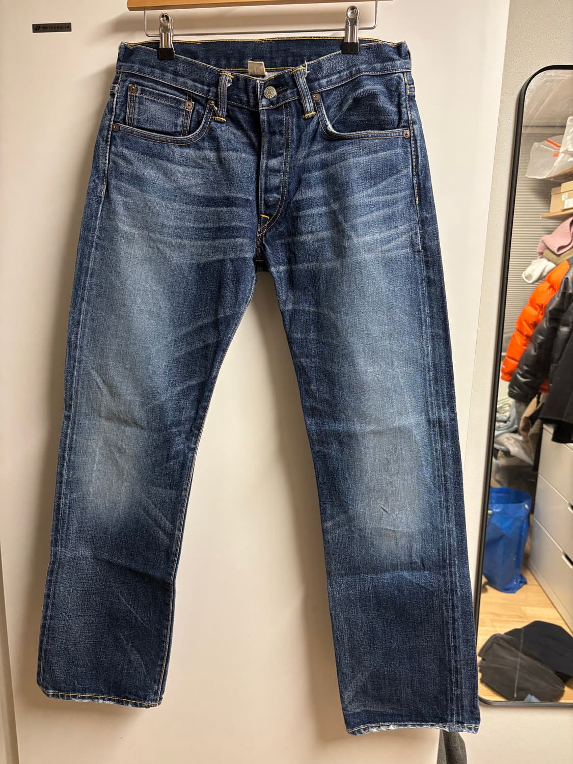 [30X30] RRL 로우 스트레이트진 스프링크릭 상품이미지1