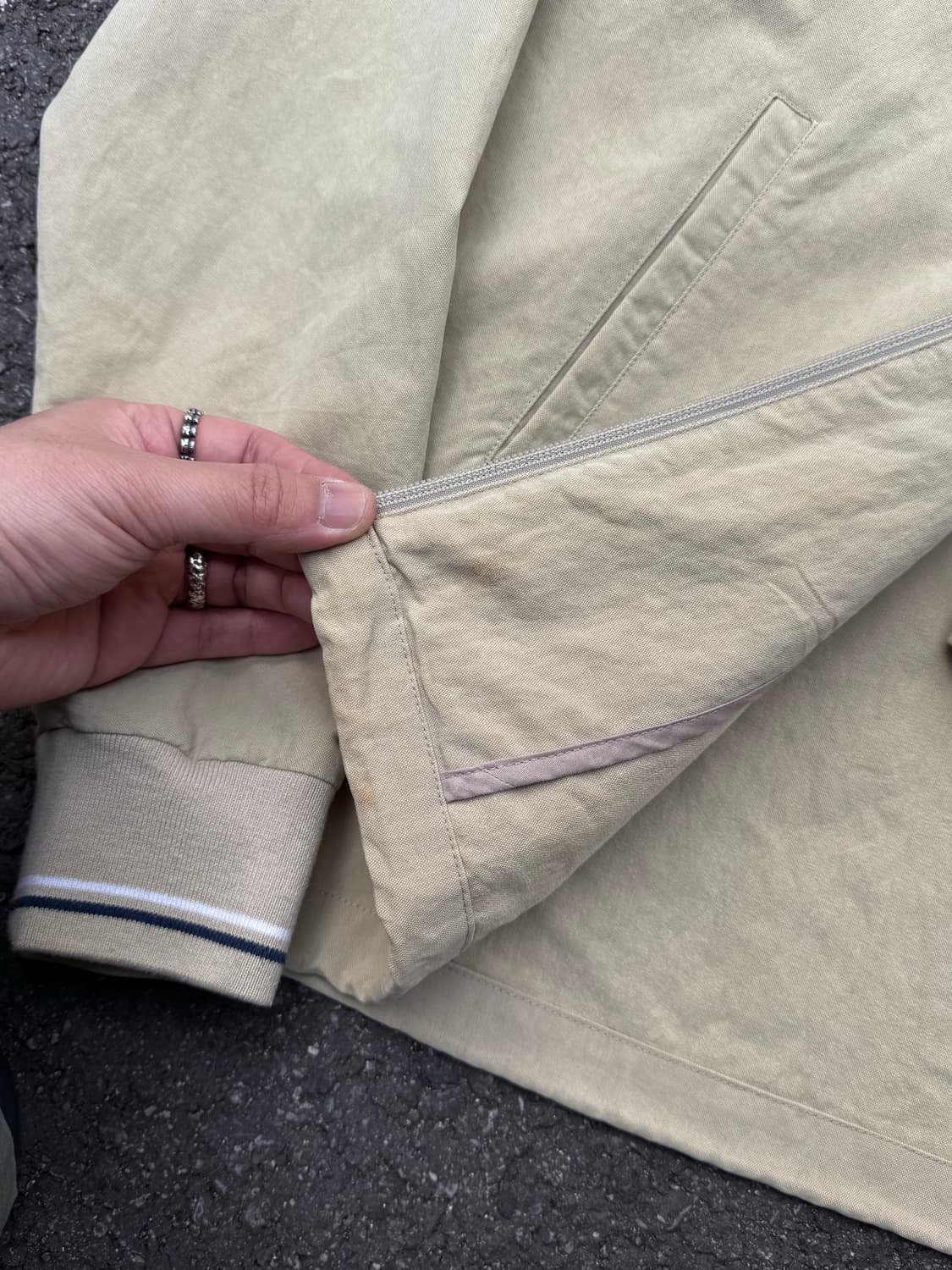 프레드페리 크링클 투웨이 해링턴 자켓 상품이미지8