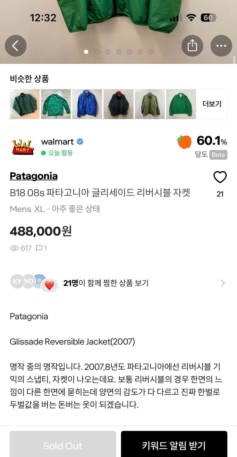 [XL] 파타고니아 글리세이드 07,08 상품이미지9