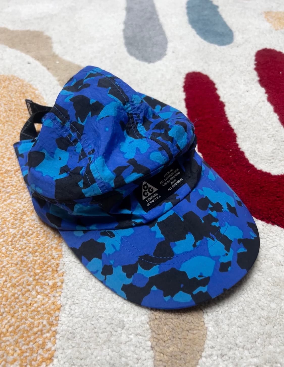 나이키 acg 블루 카모 캡 상품이미지1