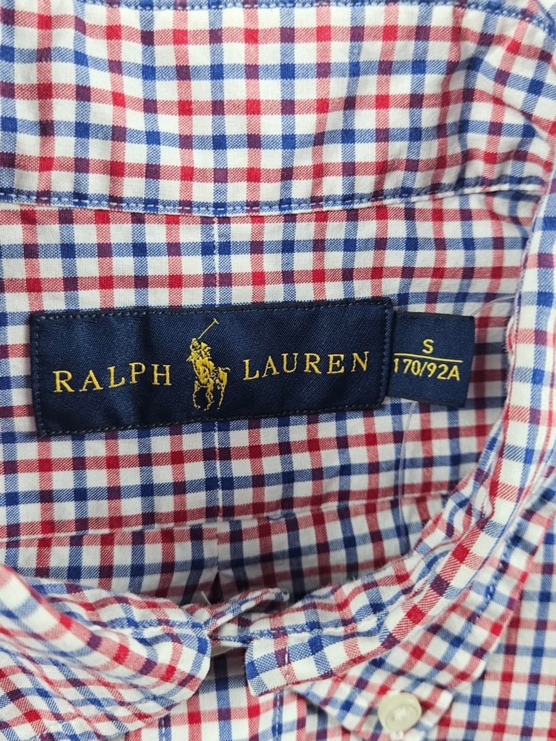 폴로랄프로렌 멀티컬러 깅엄 체크 패턴 셔츠 ( S ) / 11029 상품이미지9
