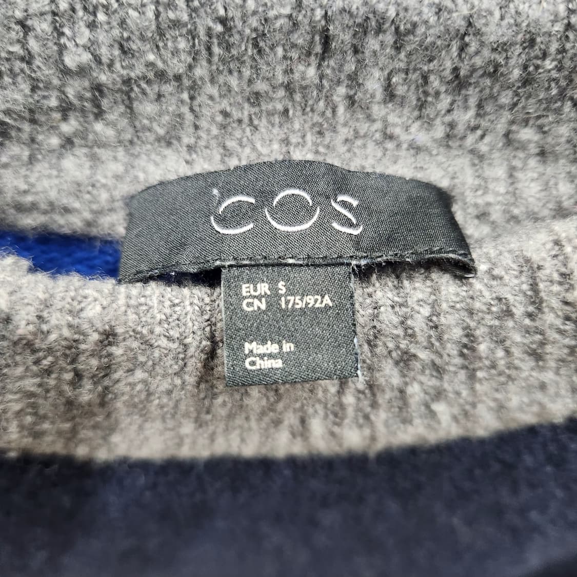 COS 코스 멀티컬러 컬러블럭 니트 L 상품이미지4