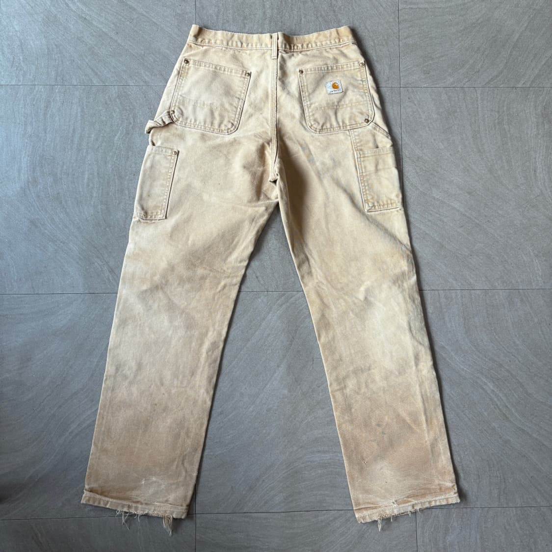 칼하트 미국 생산 브라운 더블니 팬츠 바지 카펜터 상품이미지8