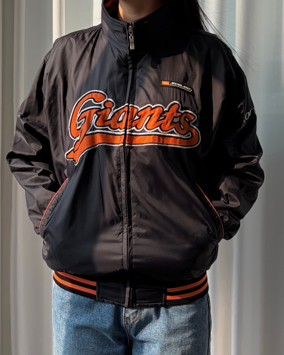 [M]롯데 자이언츠 춘추용 베이스볼 바람막이 자켓 상품이미지2